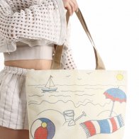 Plaj Ve Alışveriş Çantası Sahil