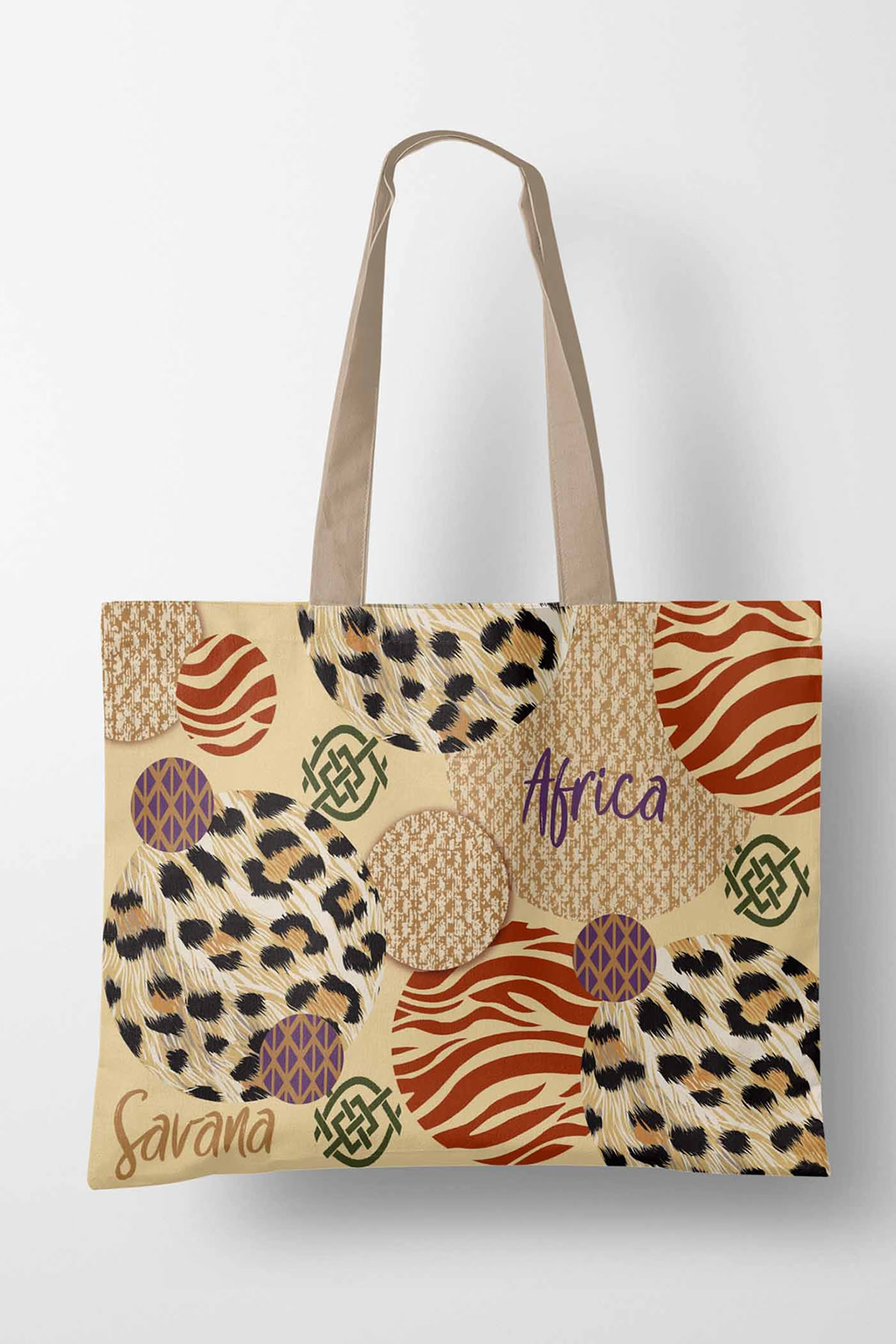 Plaj Ve Alışveriş Çantası Afrika