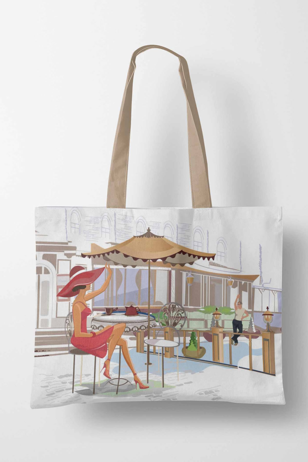 Plaj Ve Alışveriş Çantası Cafe