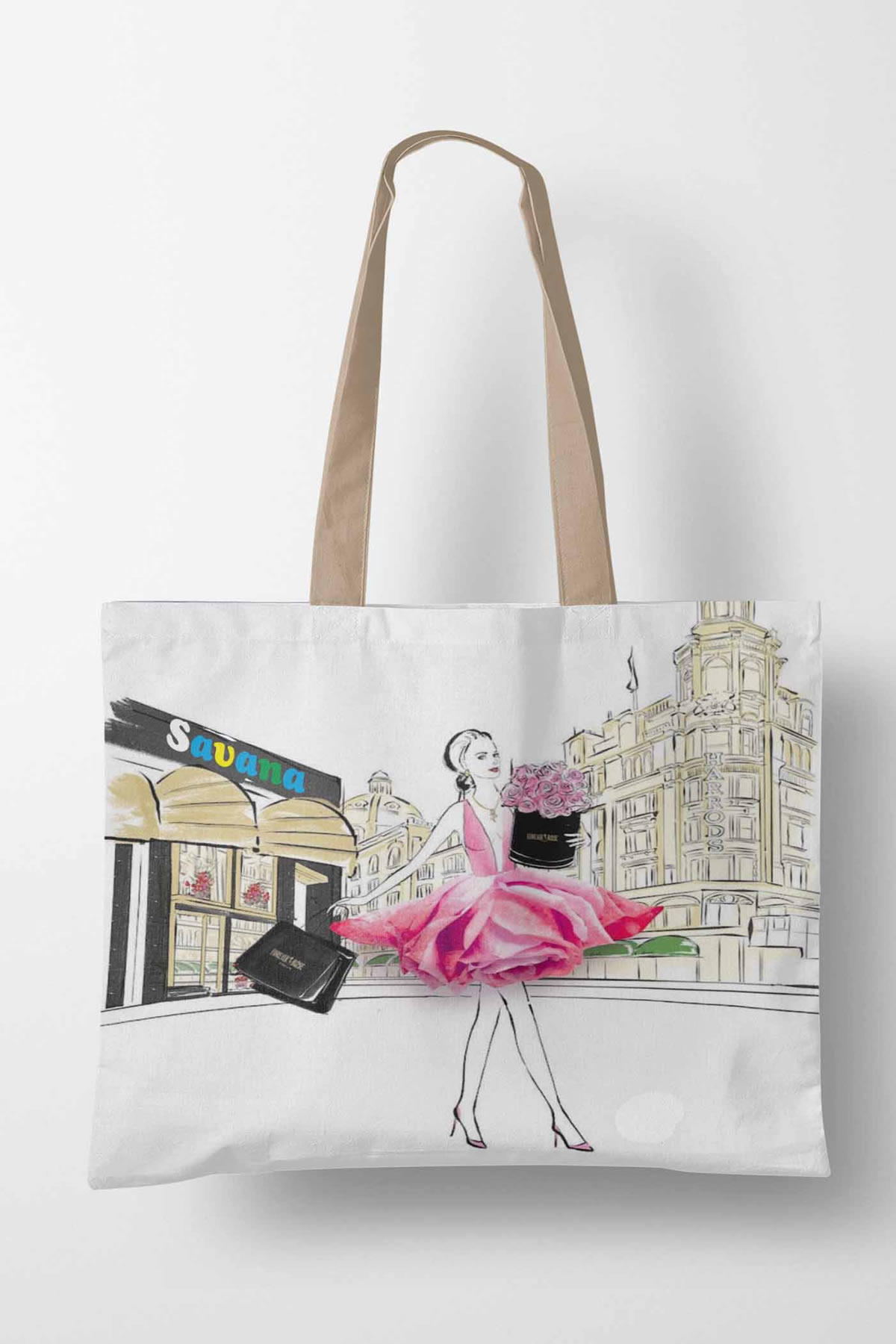 Plaj Ve Alışveriş Çantası Savana