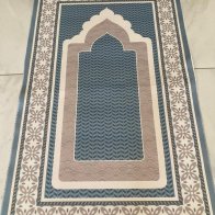 hac umre hediyelik seccade 70x120 cm turkuaz